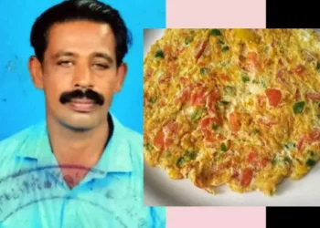 Kasaragod : where a man died after an omelette got stuck in his throat.